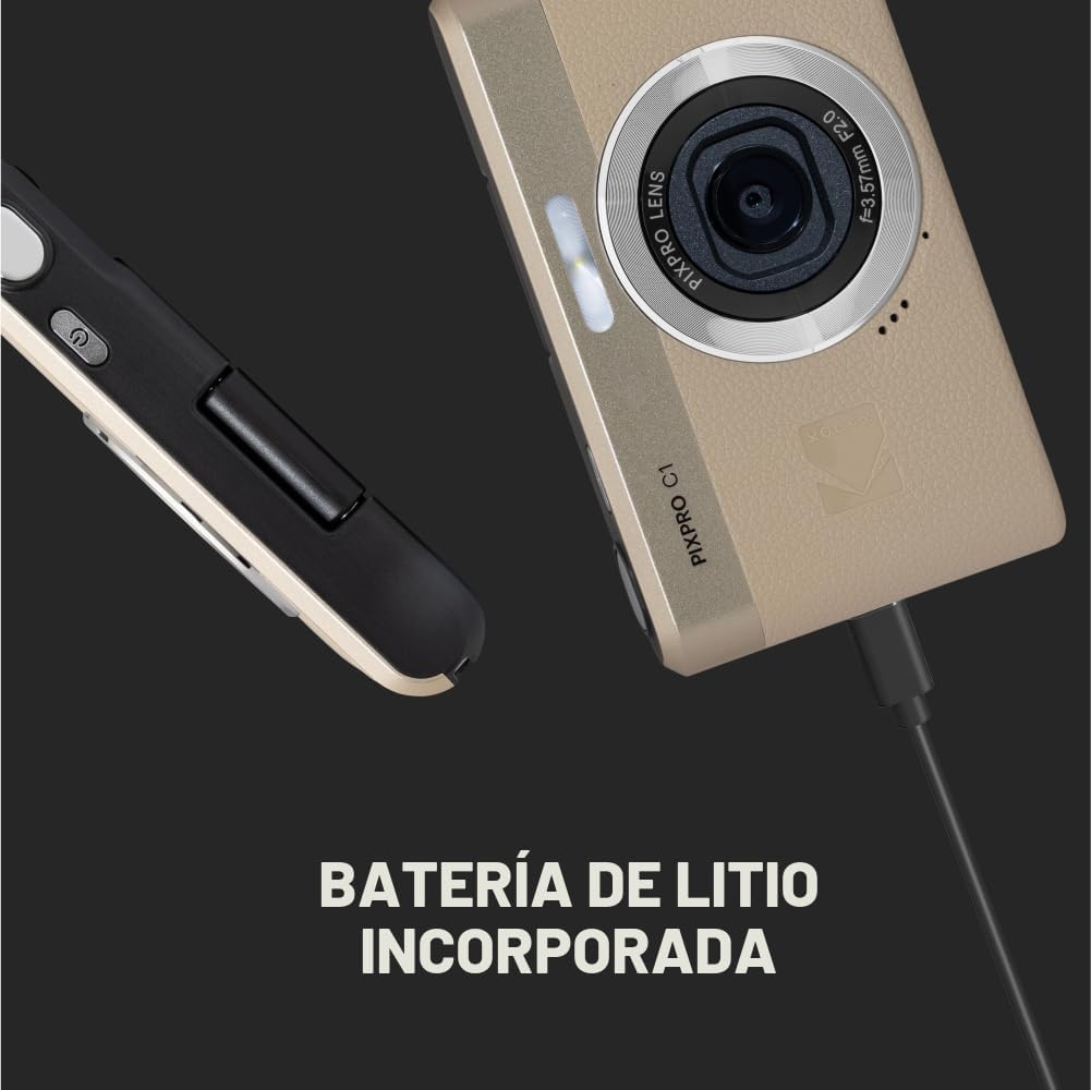 KODAK PIXPRO C1 - Cámara digital compacta de 13 MP, lente fija de 1...