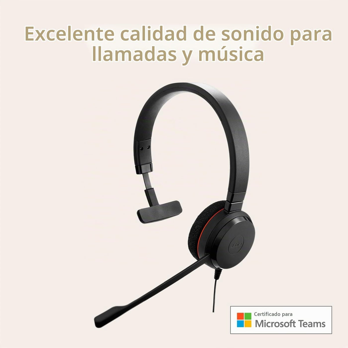 Jabra Evolve 20 - Auriculares con cable (edición 2025), juego de un...