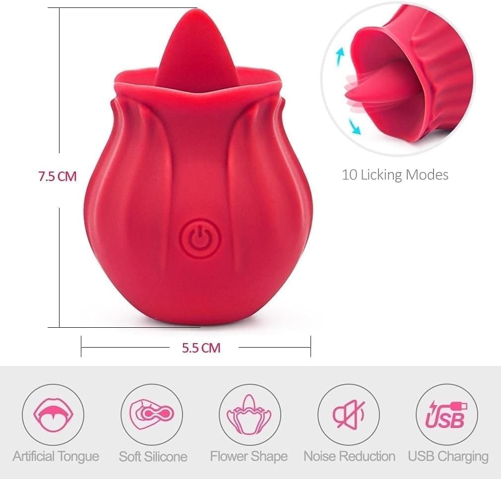 Rose Clitioral BA01 - Herramienta para adultos de soja para mujeres...