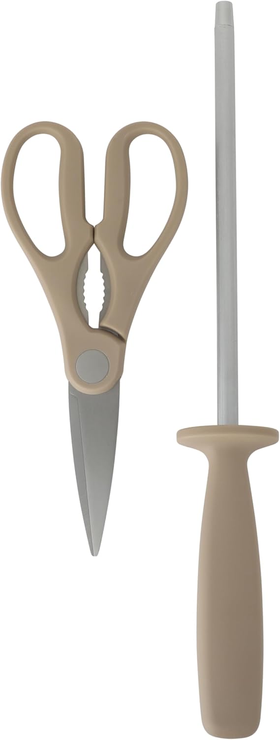 Sur La Table Kitchen Essentials - Juego de cuchillos con bloque, cu...