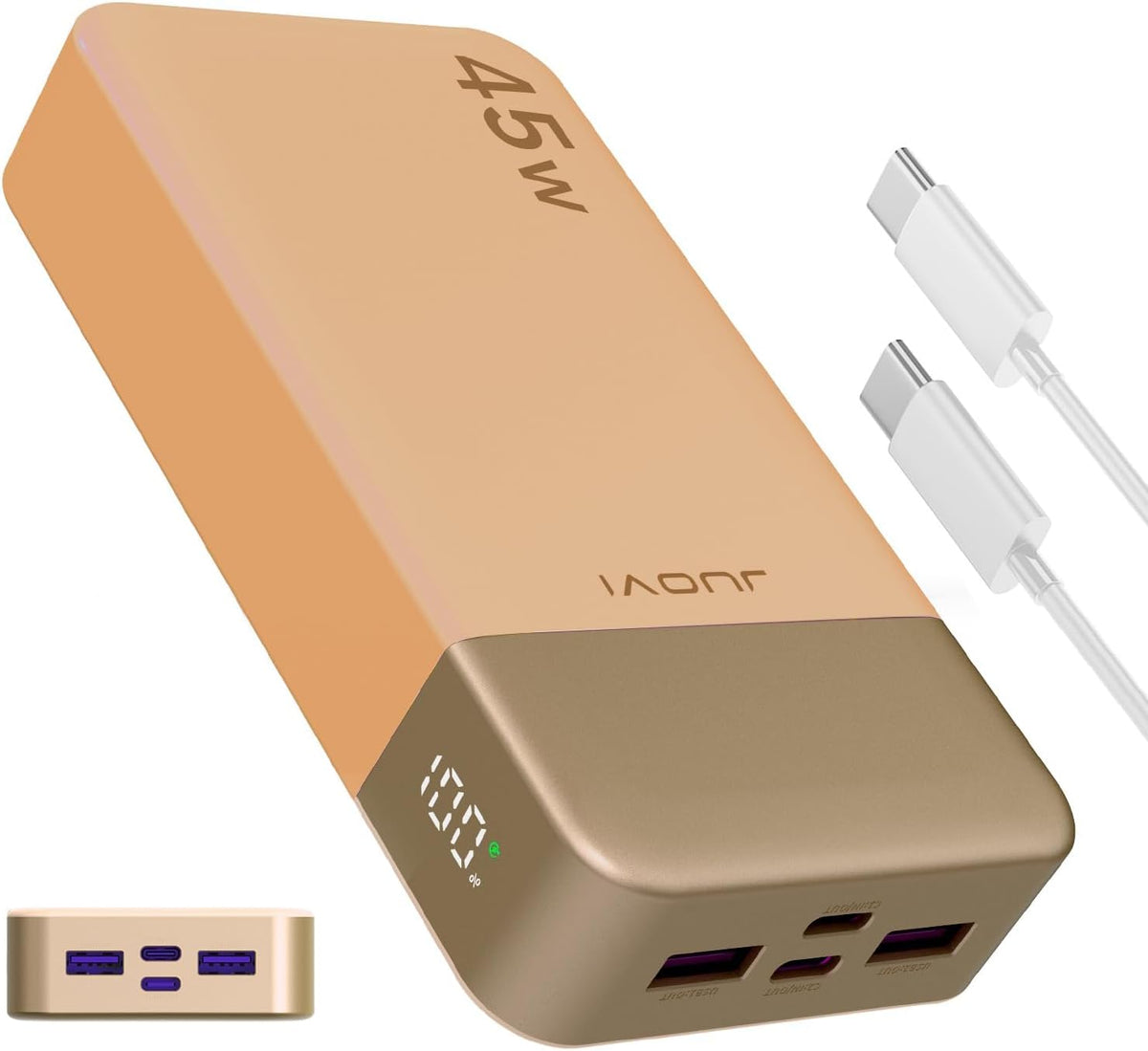 Cargador portátil JUOVI 45W 20000mAh banco de energía de carga en a...