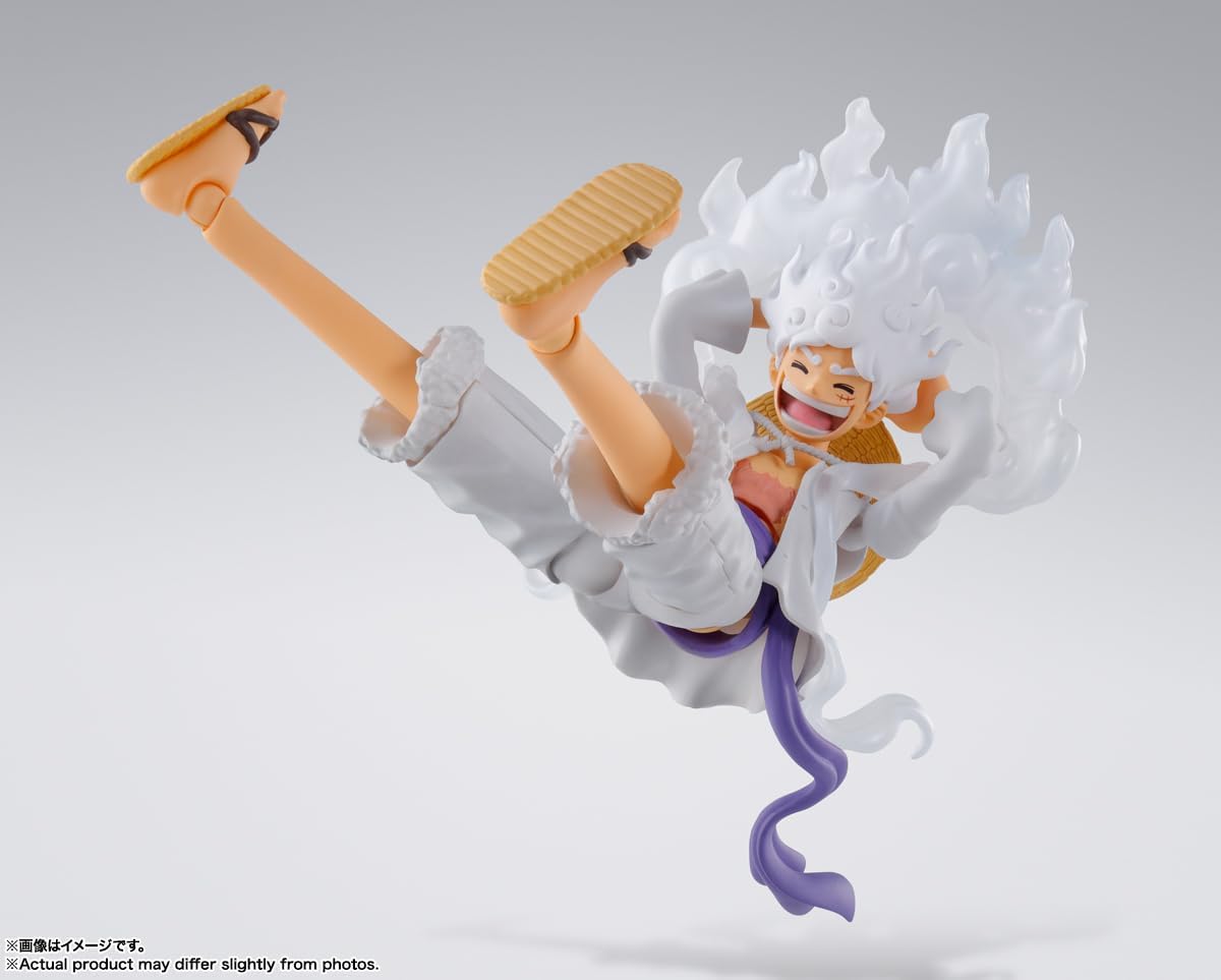 NACIONES TAMASHII - One Piece - Monkey D. Luffy -GEAR5- S.H.Figuart...