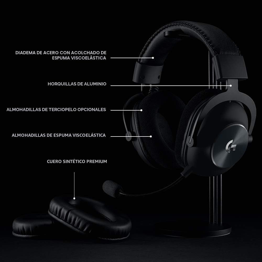 Logitech G Auriculares inalámbricos para juegos PRO X Lightspeed -...