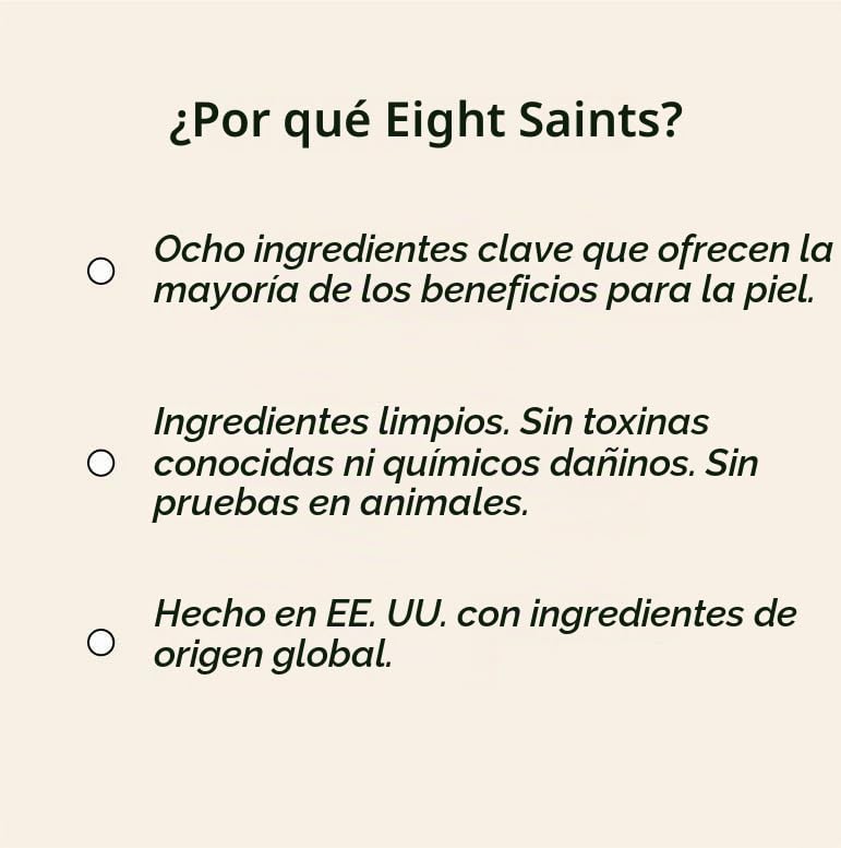 Eight Saints Crema hidratante facial con retinol, para reafirmar la...