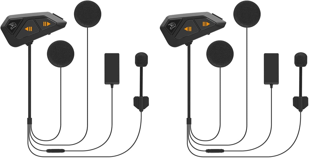 FreedConn FG - Intercomunicador de casco Bluetooth, comunicación de...