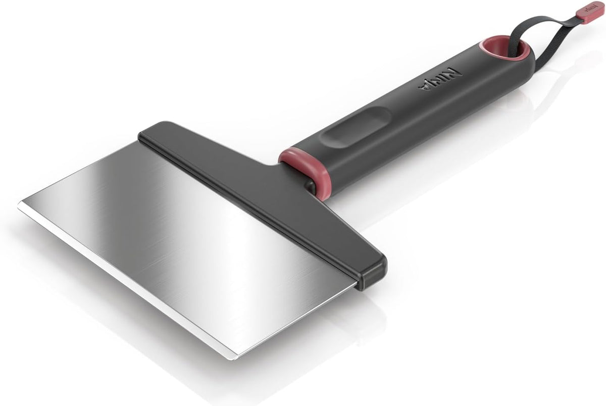 Ninja FlexFlame - Rascador de plancha de acero inoxidable, mango an...