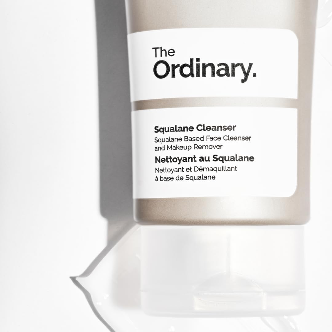 The Ordinary Limpiador de escualano, bálsamo limpiador facial y rem...
