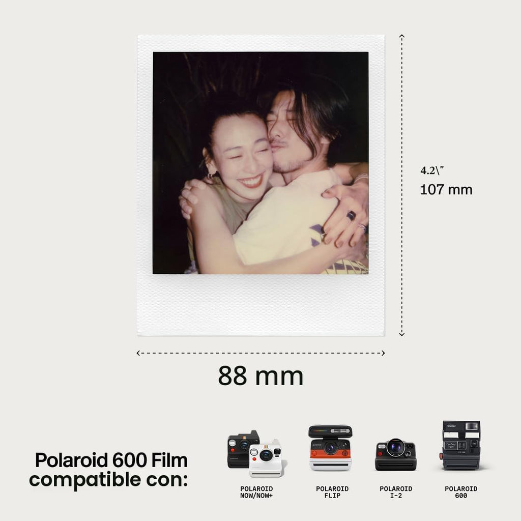 Polaroid Película de color para 600 - Marco redondo (6021) | Marco...