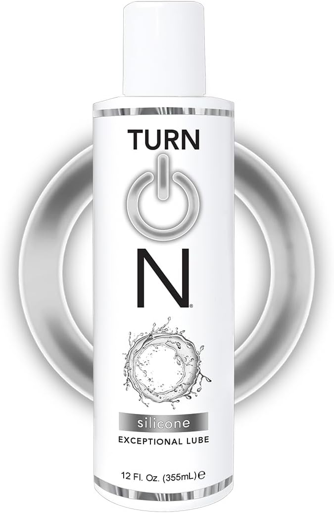 Turn On Lubricante prémium a base de silicona, de larga duración y...