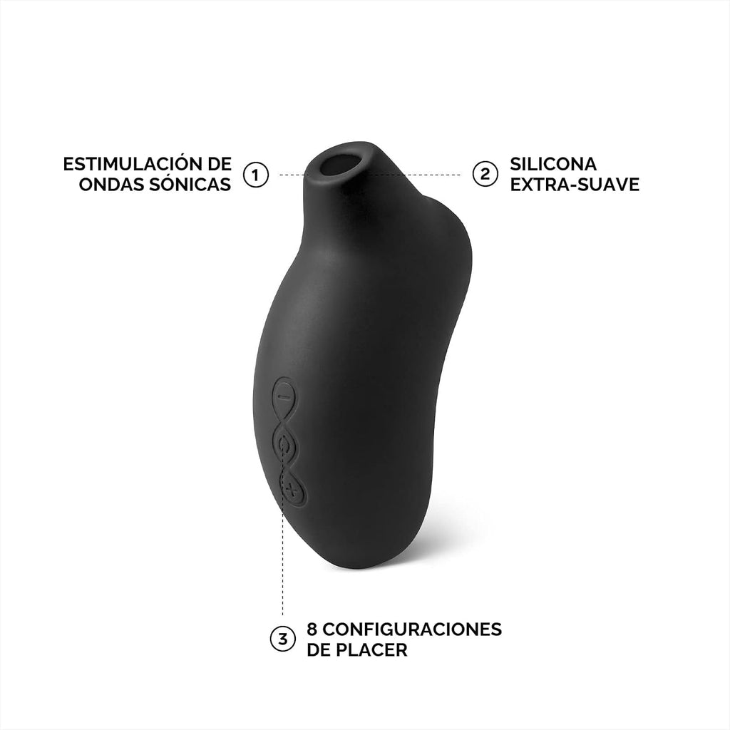 Lelo Sona, Negro, 1 | Este masajeador sónico de clítoris utiliza on...
