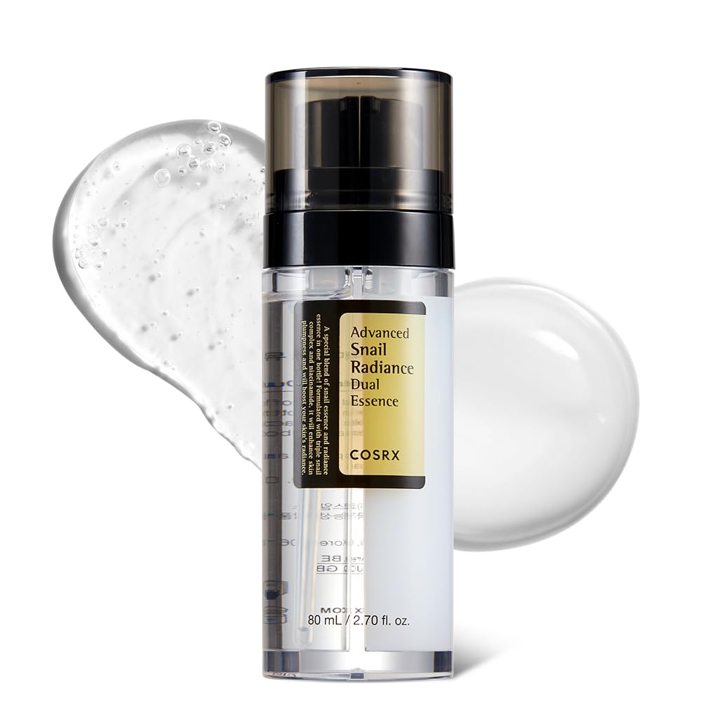 COSRX Snail Mucin 74% + Niacinamida 5% Suero de doble cara, 2.7 oz...