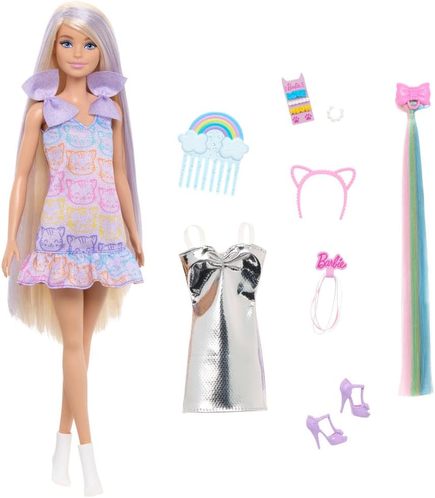 Muñeca Barbie Fun & Fancy y accesorios, muñeca rubia de moda | con...