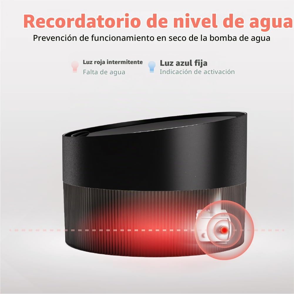 beQ Fuente de agua para gatos, dispensador de agua ultra silencioso...