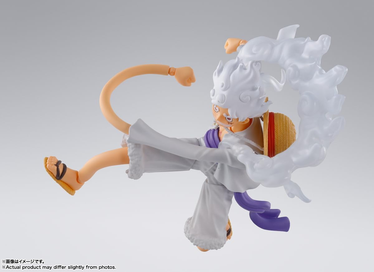 NACIONES TAMASHII - One Piece - Monkey D. Luffy -GEAR5- S.H.Figuart...