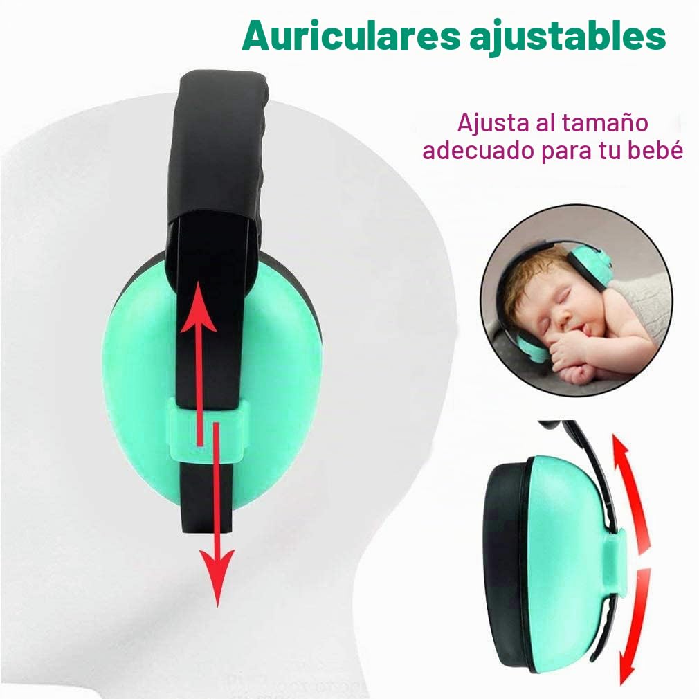 Alitamei Auriculares con cancelación de ruido para niños, orejeras...