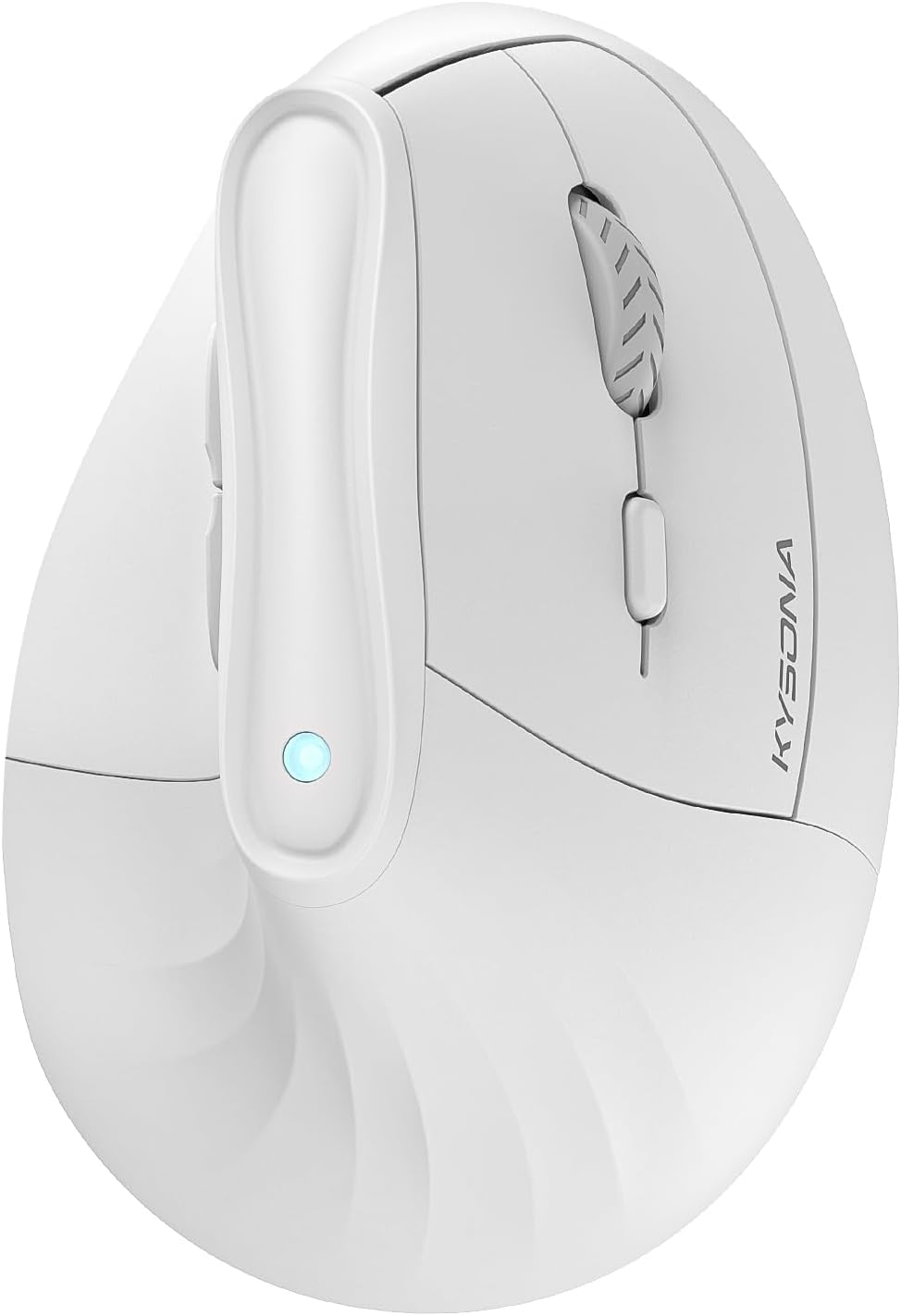 KYSONA Ratón de torre inalámbrico ergonómico de 57°, mouse Ergo sil...