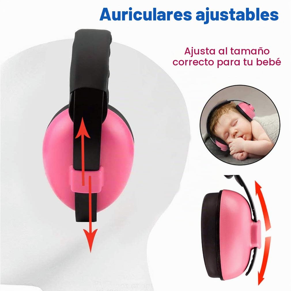 Alitamei Auriculares de protección auditiva para bebés con cancelac...
