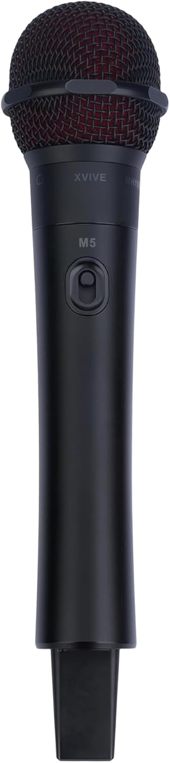 Xvive M5D Sistema de micrófono inalámbrico dual con 2 transmisores...