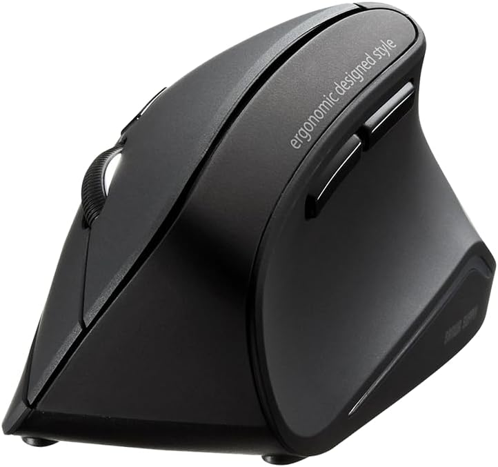 SANWA Ratón ergonómico Bluetooth, ratón vertical inalámbrico Silent...