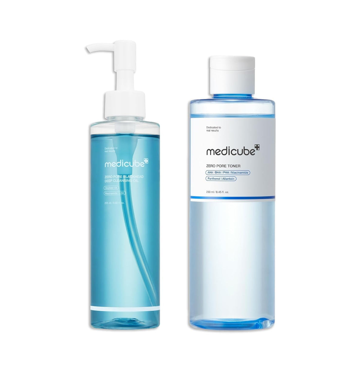 medicube Glass Glow Flawless Pore Care Duo: aceite limpiador de pun...