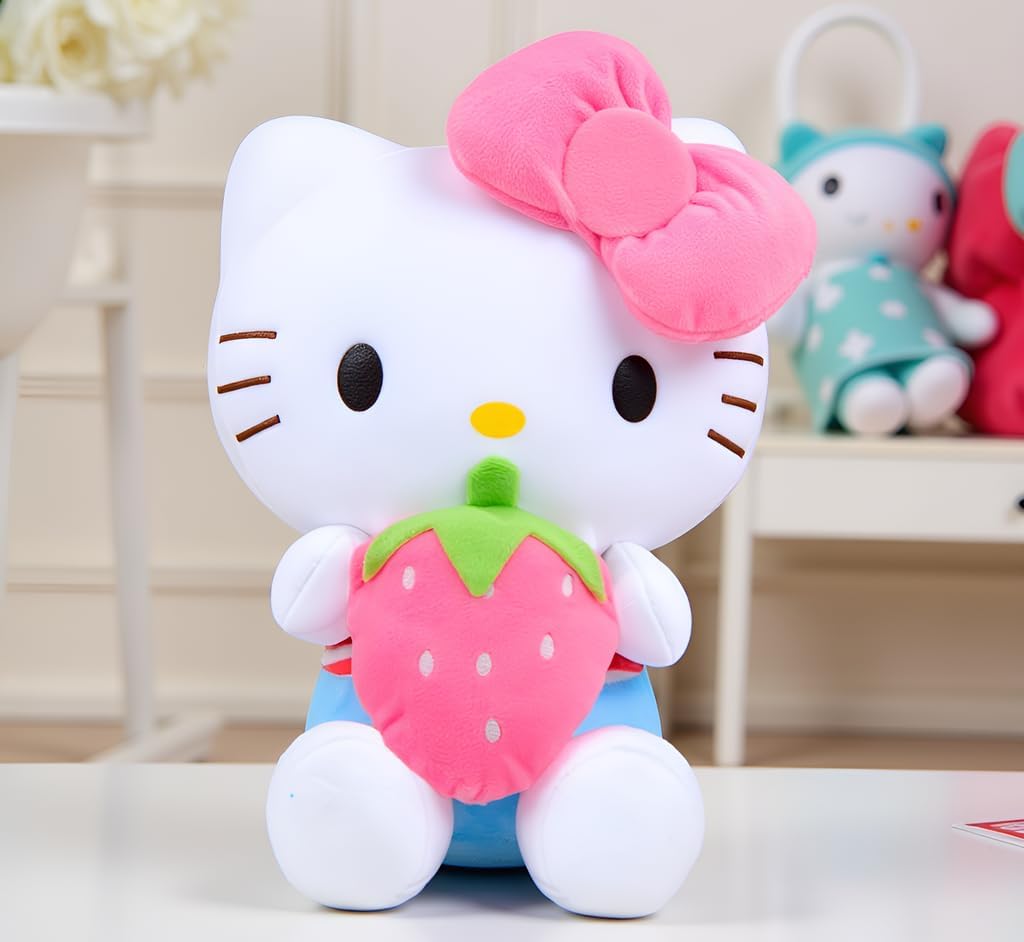 AlphaDesignLuxe Juguete de peluche de gatito de 17.5 pulgadas, anim...