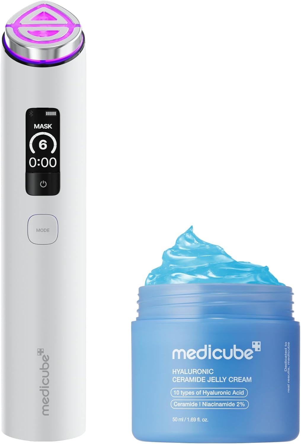 medicube Set de dispositivos reafirmantes: Booster Pro X2 Crema de...