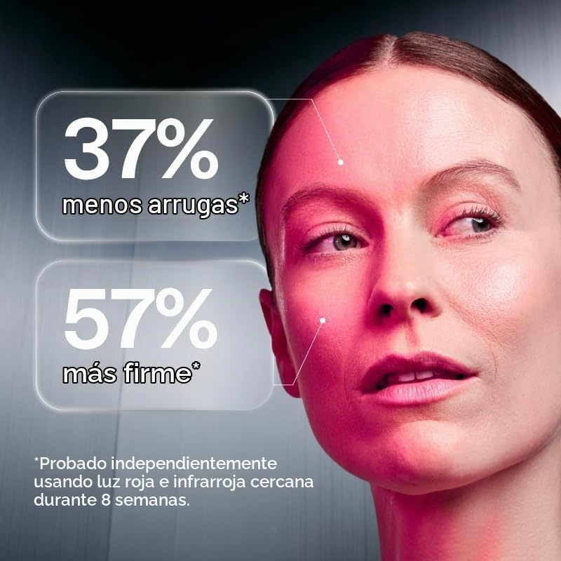 CurrentBody Máscara facial de terapia de luz LED: Serie 3 | 6 longi...