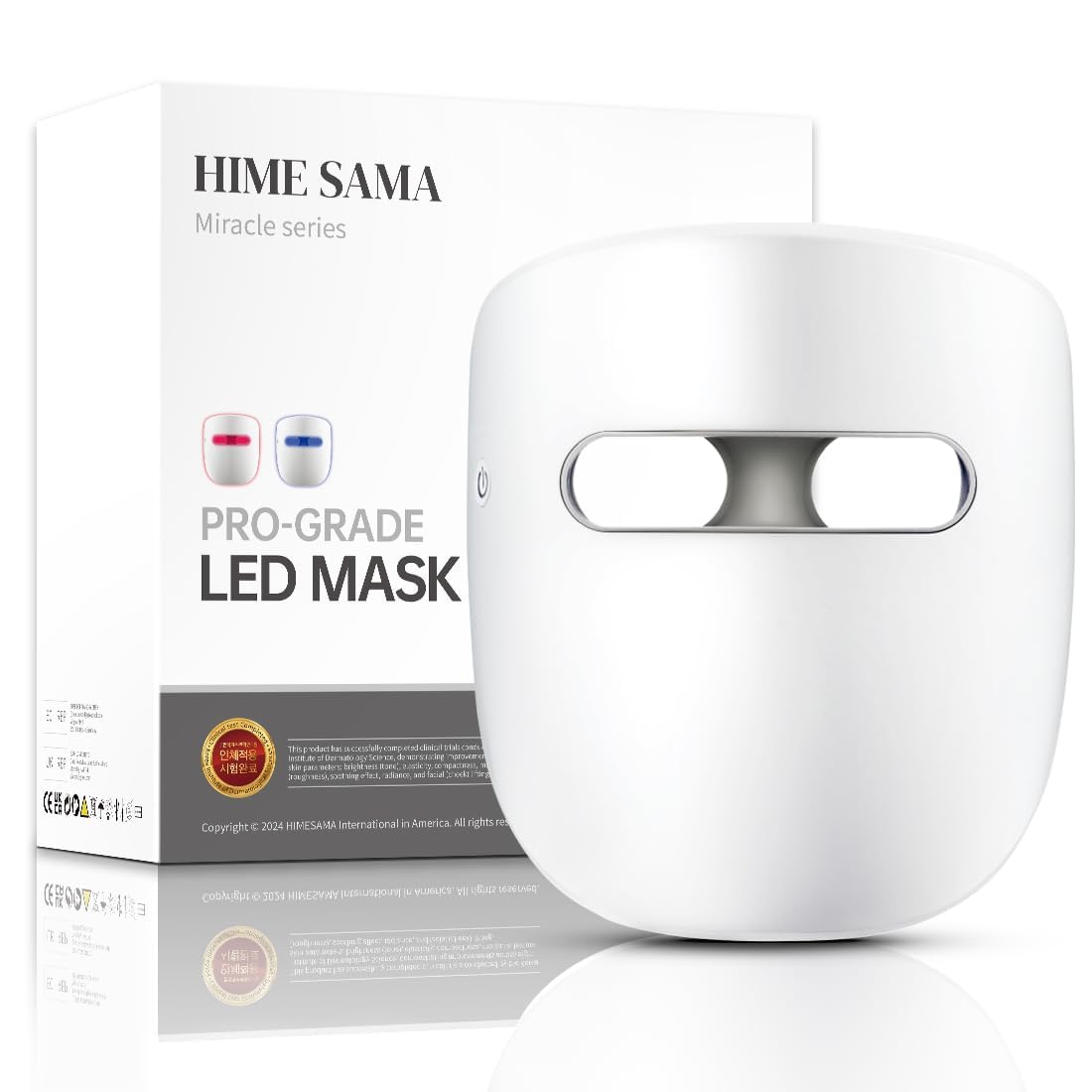 Mascarilla LED HIME SAMA, elegible para FSA, HSA, máscara LED de 8...