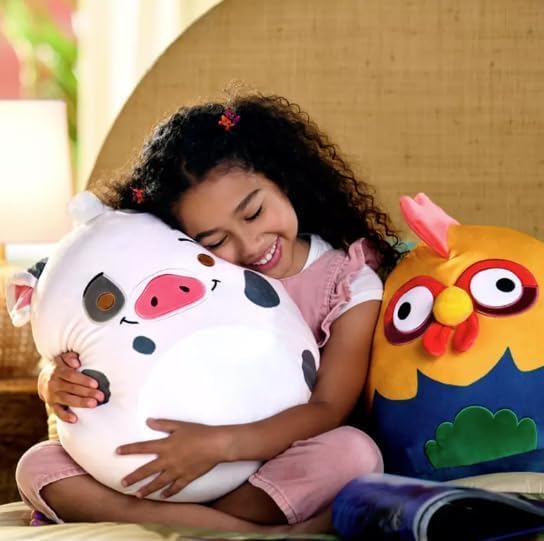 Squishmallows Pua original de Disney de 14 pulgadas, peluche oficia...