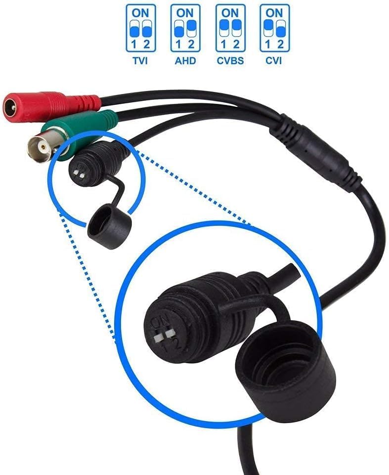 Real HD 4MP Analógica coaxial domo TVI CVI cámara de vigilancia de...