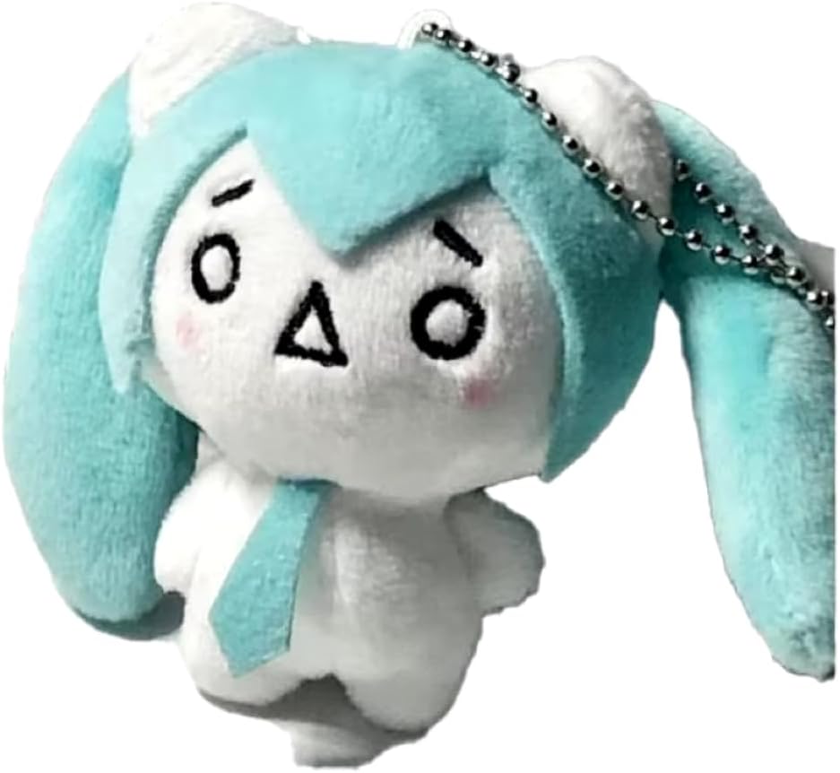 Abalorio de peluche de anime de pelo verde