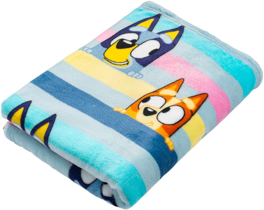 Jay Franco Manta Bluey con caja de regalo, medidas de 46 x 60 pulga...