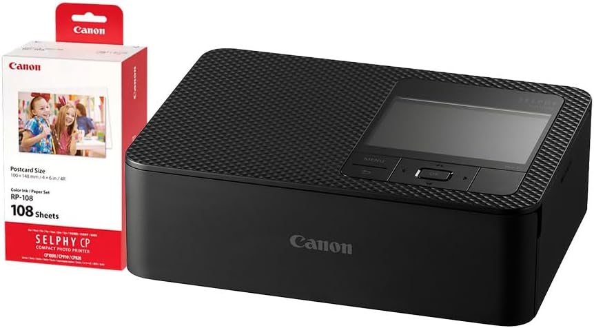 Canon Selphy CP1500 Impresora fotográfica compacta inalámbrica (neg...