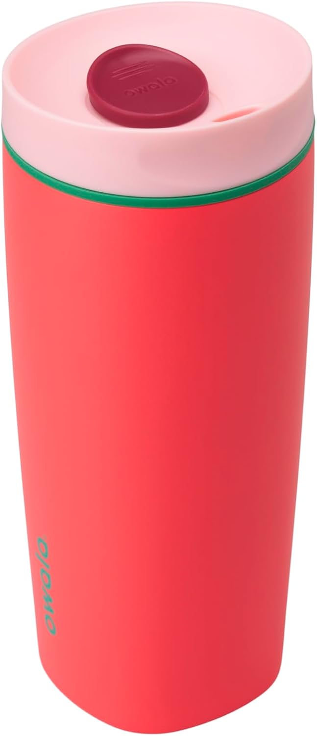 Owala SmoothSip Slider Vaso Térmico de Café Aislado de Acero Inoxid...