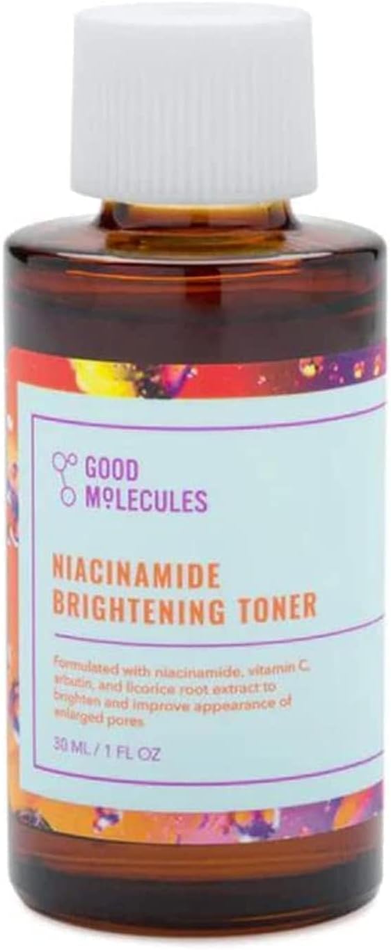 Tónico iluminador de niacinamida Good Molecules, tamaño de viaje, 1...