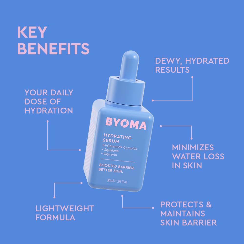 BYOMA Suero hidratante - Suero facial hidratante | Fórmula ligera,...