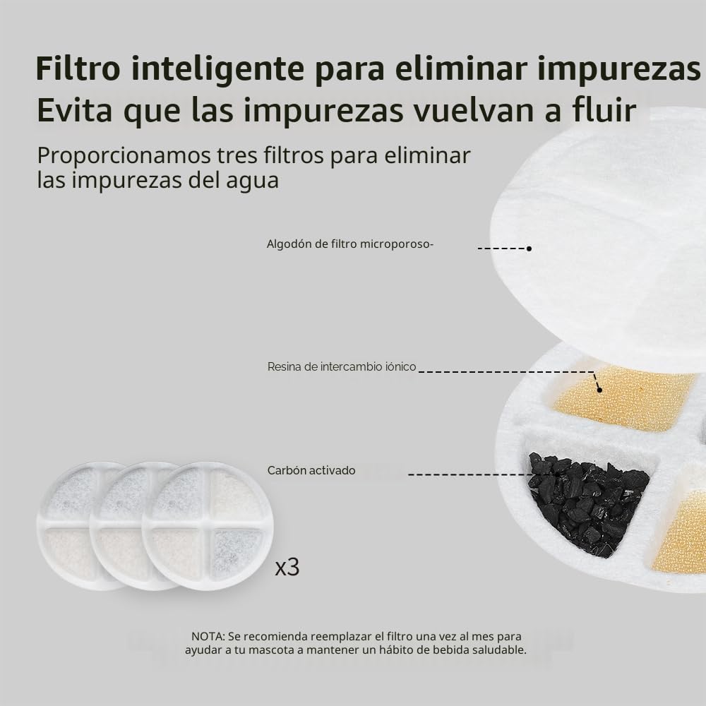 PAKEWAY Dispensador de agua para perros de 2.4 galones: gran capaci...