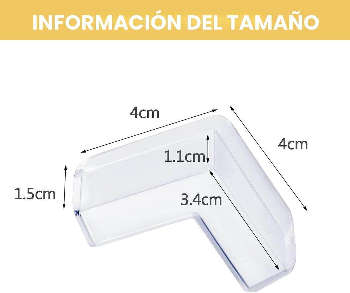 20 unidades de protectores de esquinas para mesa, protectores de es...