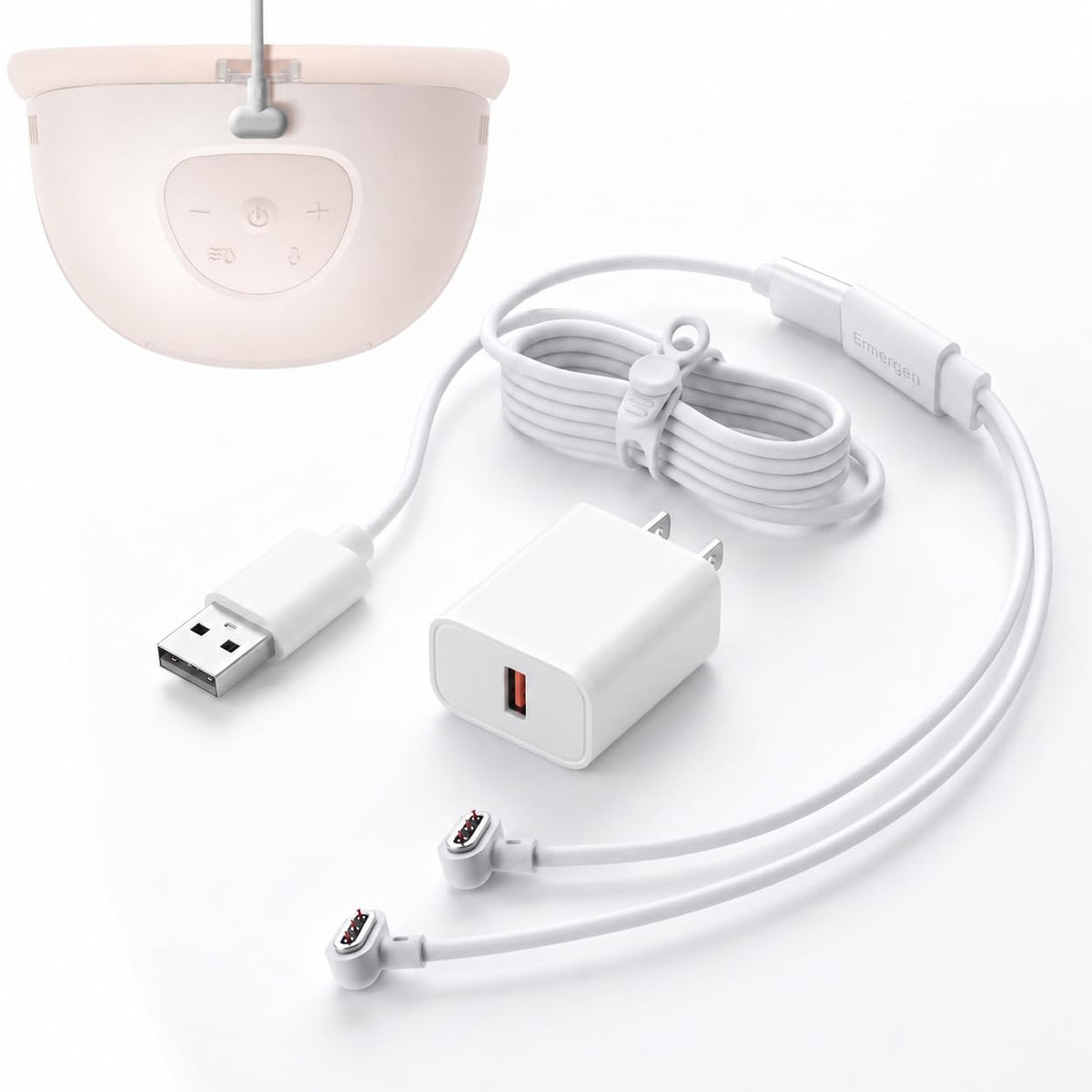 Ermorgen Cable de carga 3 en 1 compatible con el extractor de leche...
