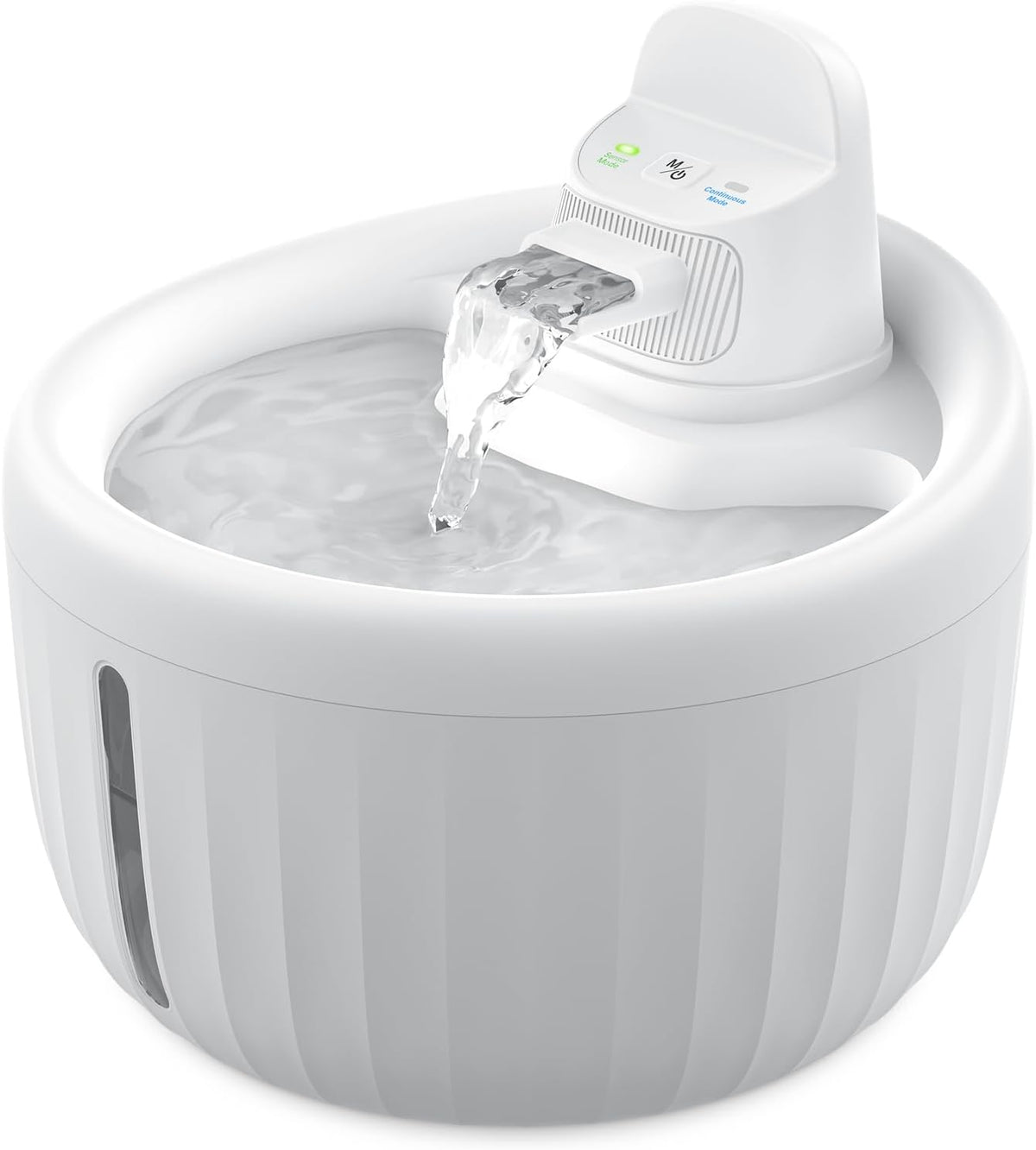Fiveda Fuente de agua inalámbrica para gatos, dispensador de agua |...