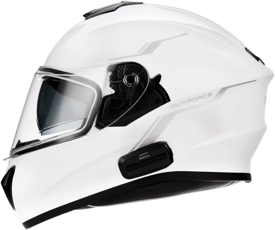 Sena OutForce DOT - Casco de motocicleta de cara completa con inter...
