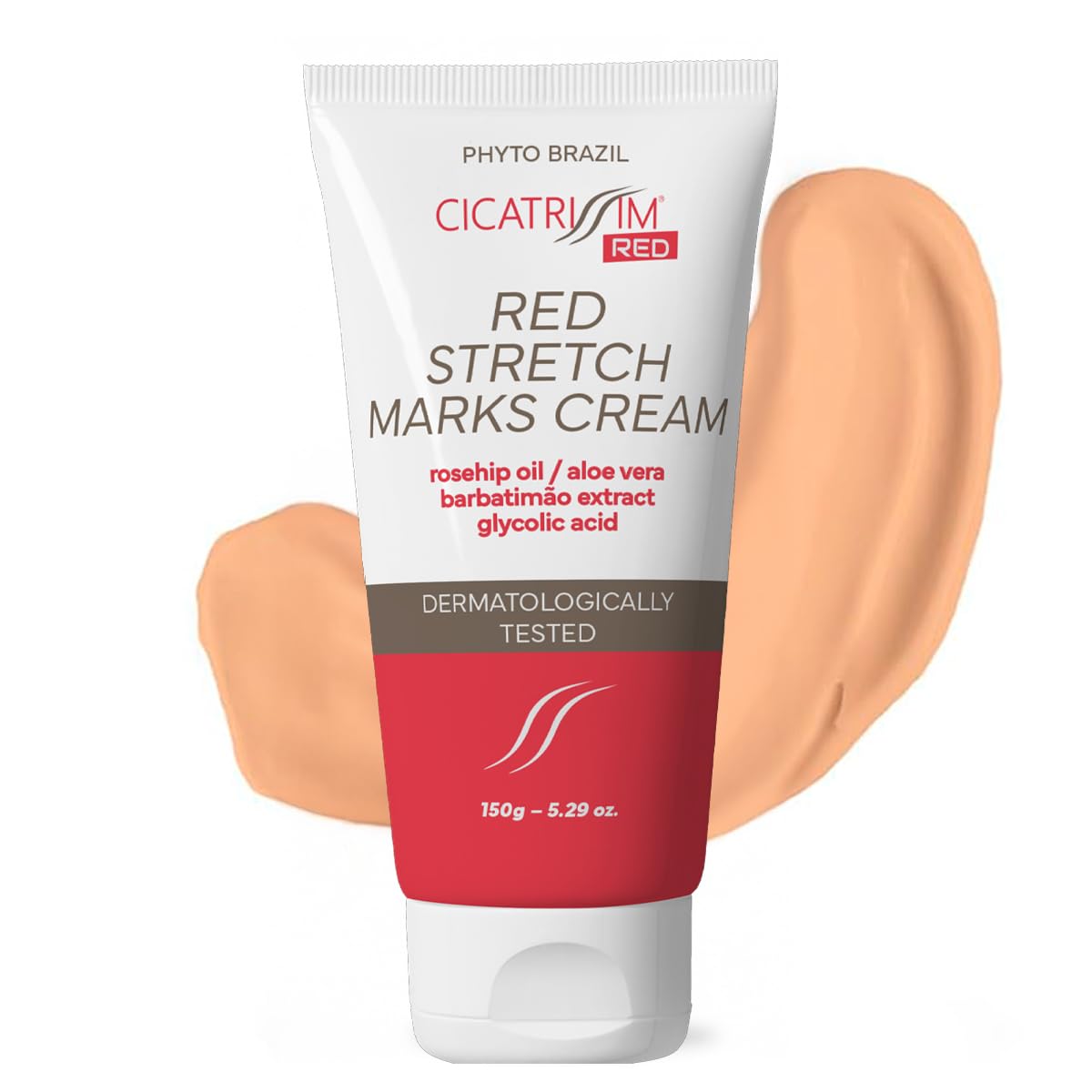 Cicatrissim Crema roja para estrías rojas y moradas, suaviza las es...