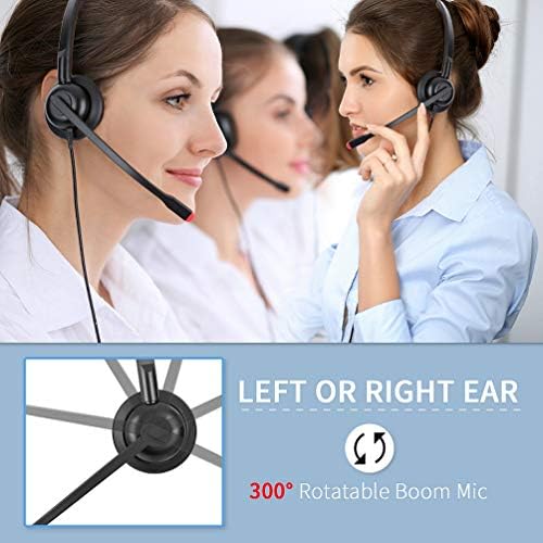 Auriculares USB con micrófono para PC, portátil, computadora, auric...
