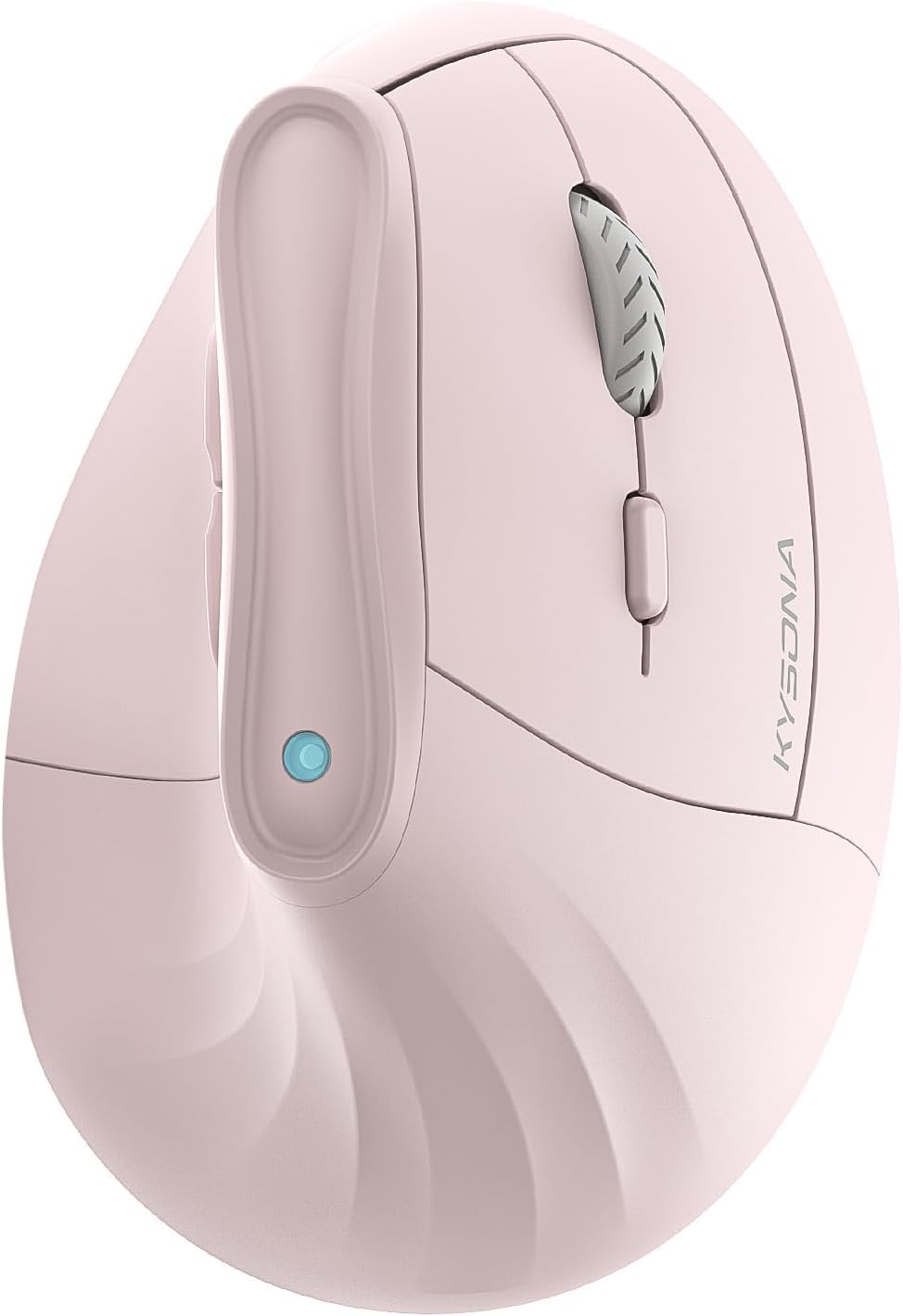 KYSONA Ratón de torre inalámbrico ergonómico de 57°, mouse Ergo sil...