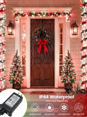 Guirnalda de 200 luces LED conectables mejoradas para interiores y...