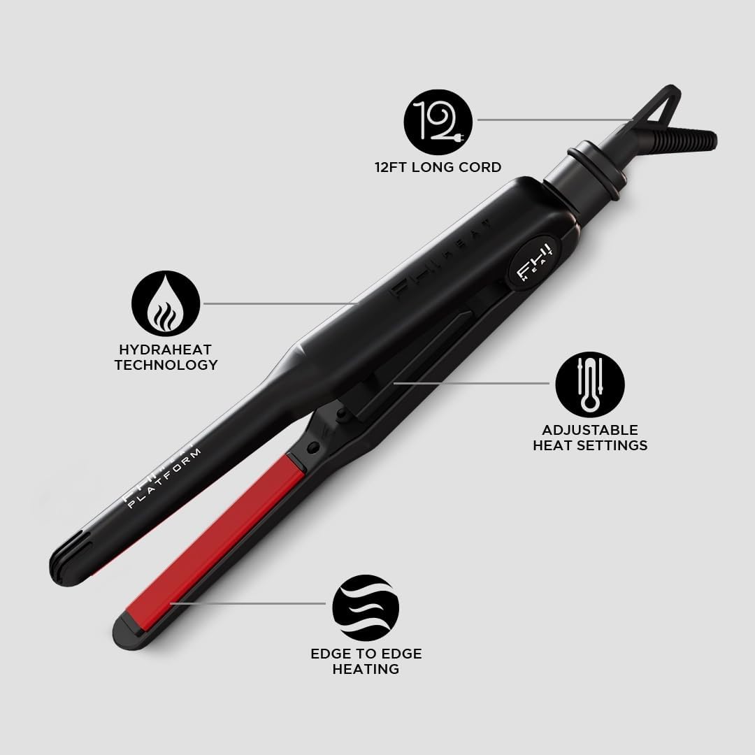 FHI Heat Platform Pro Styling Turmalina Plancha de pelo 1\/2" | 140...