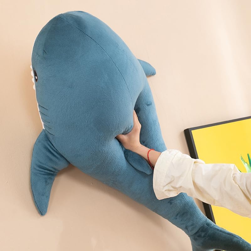 Peluche de tiburón gigante con peso de 39.4 pulgadas, XXL, 15% más...