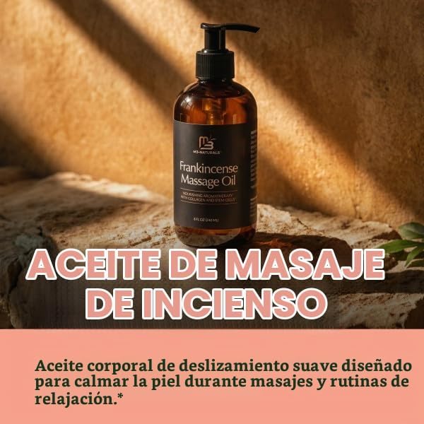 M3 - Aceite esencial de masaje de incienso, colágeno y células madr...