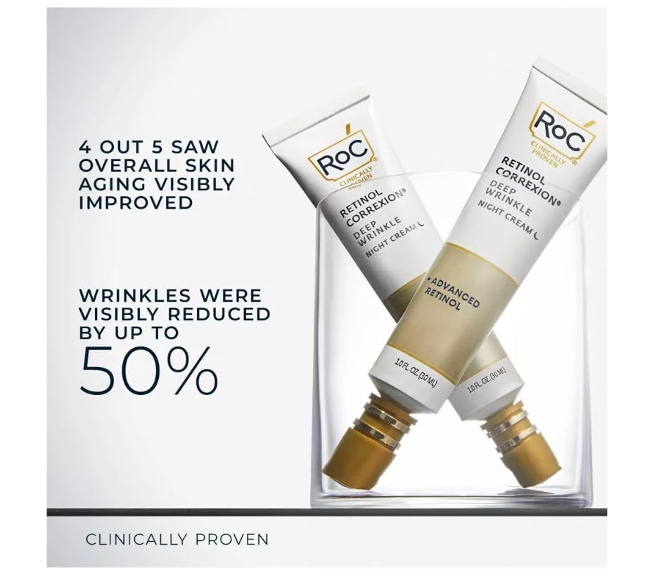 RoC Retinol Correxion Deep Wrinkle Crema de Noche 1 fl oz