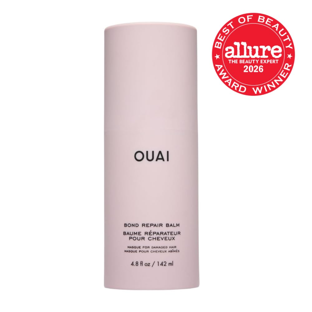 OUAI Bálsamo reparador Bond, mascarilla capilar para cabello dañado...